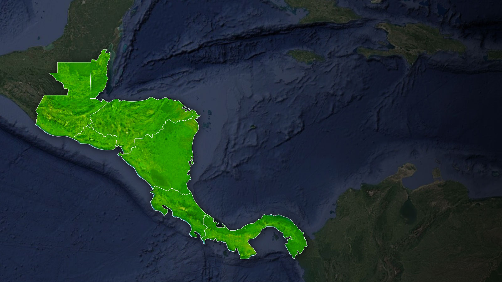 centralamericaMap image